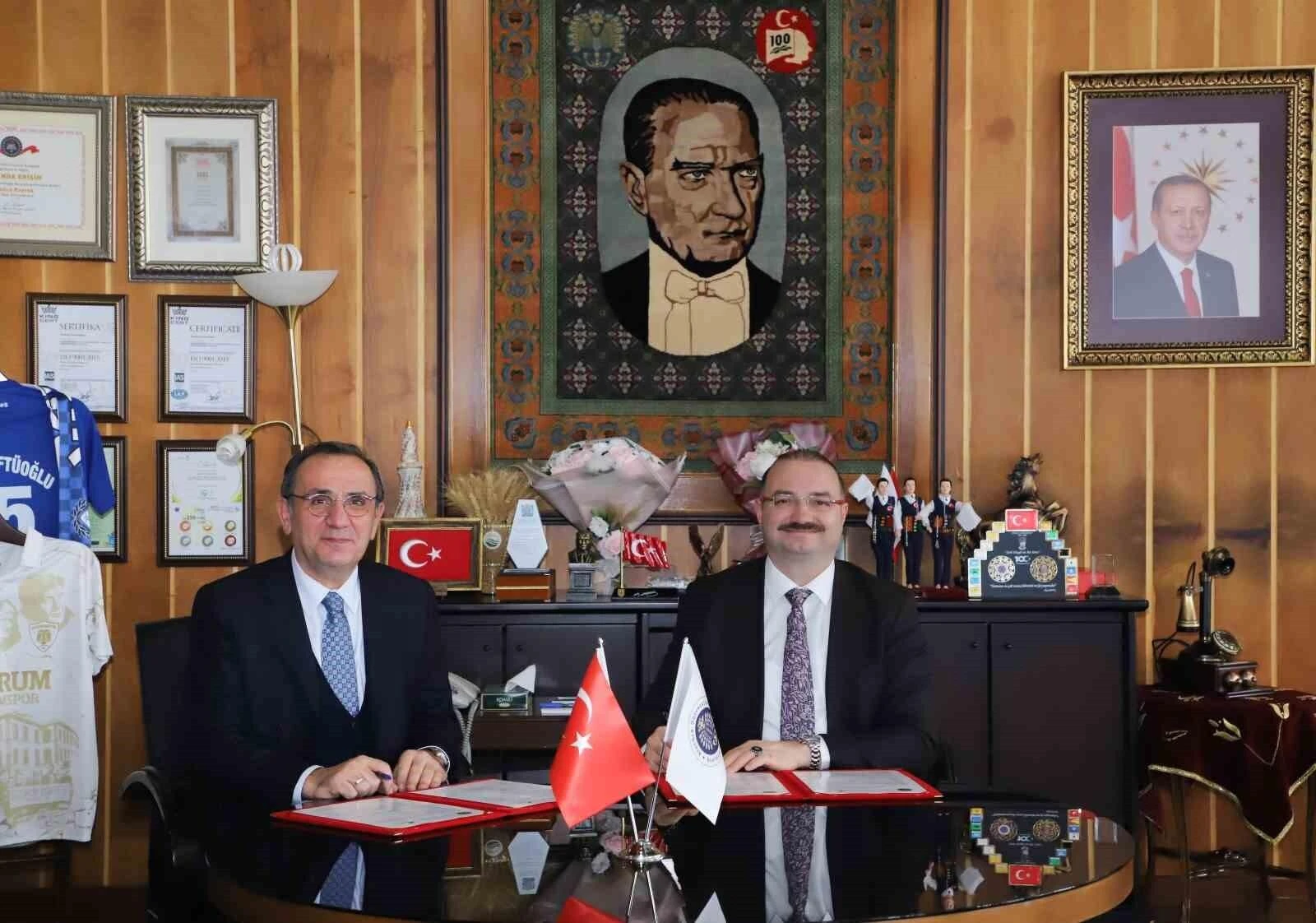 Atatürk Üniversitesi ve Agrokur, Sürdürülebilir Tarım İçin İş Birliği İçine Girdi