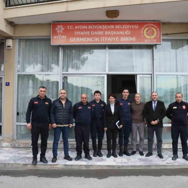 Aydın Büyükşehir Belediyesi yetkililerinin Germencik Belediye Başkanı ile görüşmesi-3