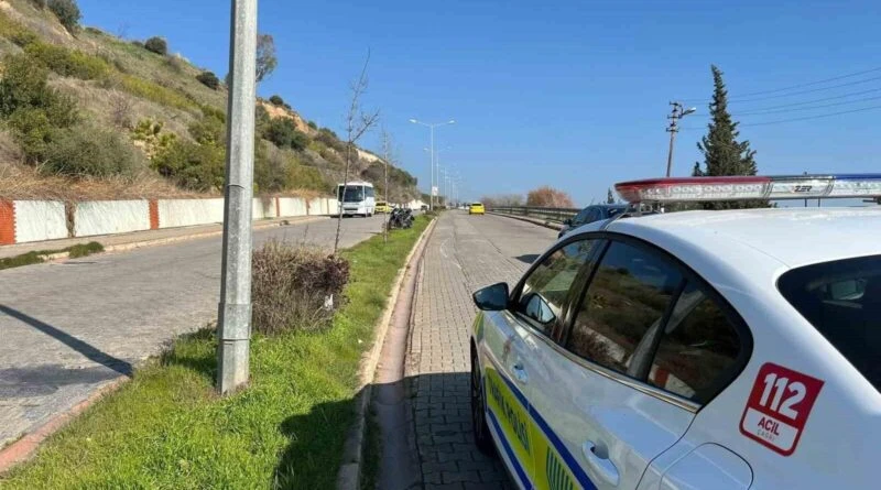 Aydın'da Akrobatik Hareket Sırasında Motosiklet Kaza 1