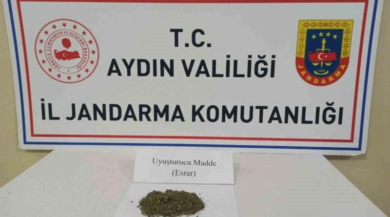 Aydın'da Efeler'de Jandarma Uyuşturucu Madde Ele Geçirdi 1