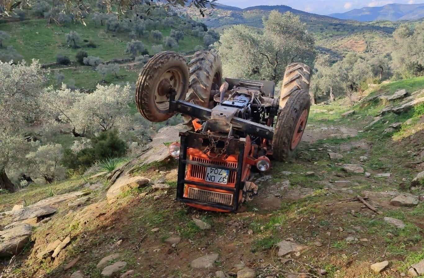 Aydın’ın Çine’sinde Zeytin Bağında Traktör Kazasında Bir Ölüm