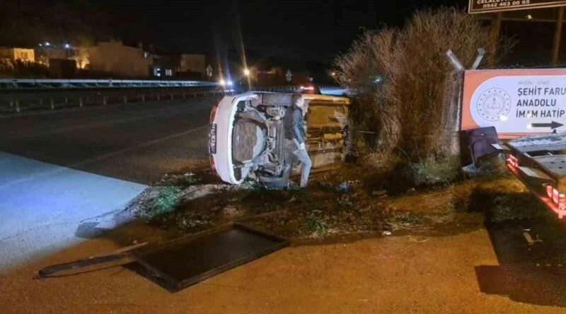 Aydın'ın Söke İlçesinde Trafik Kazası, Sürücü Yara Almadan Atlattı 1