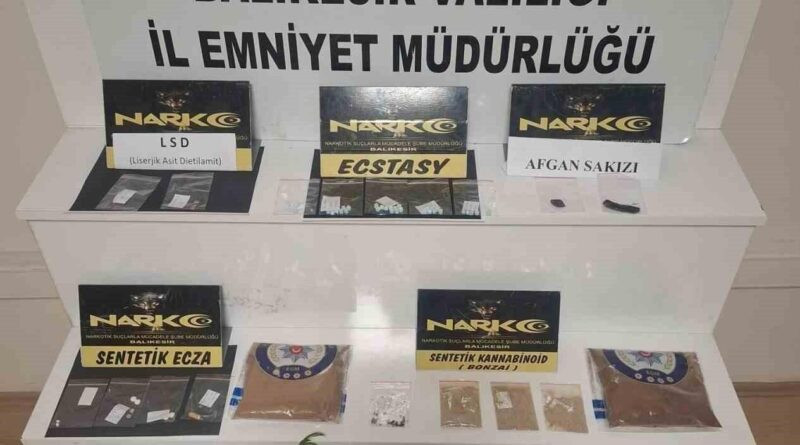 Balıkesir'de Polis Operasyonu: Bonzai ve Diğer Uyuşturucular Ele Getirildi 1