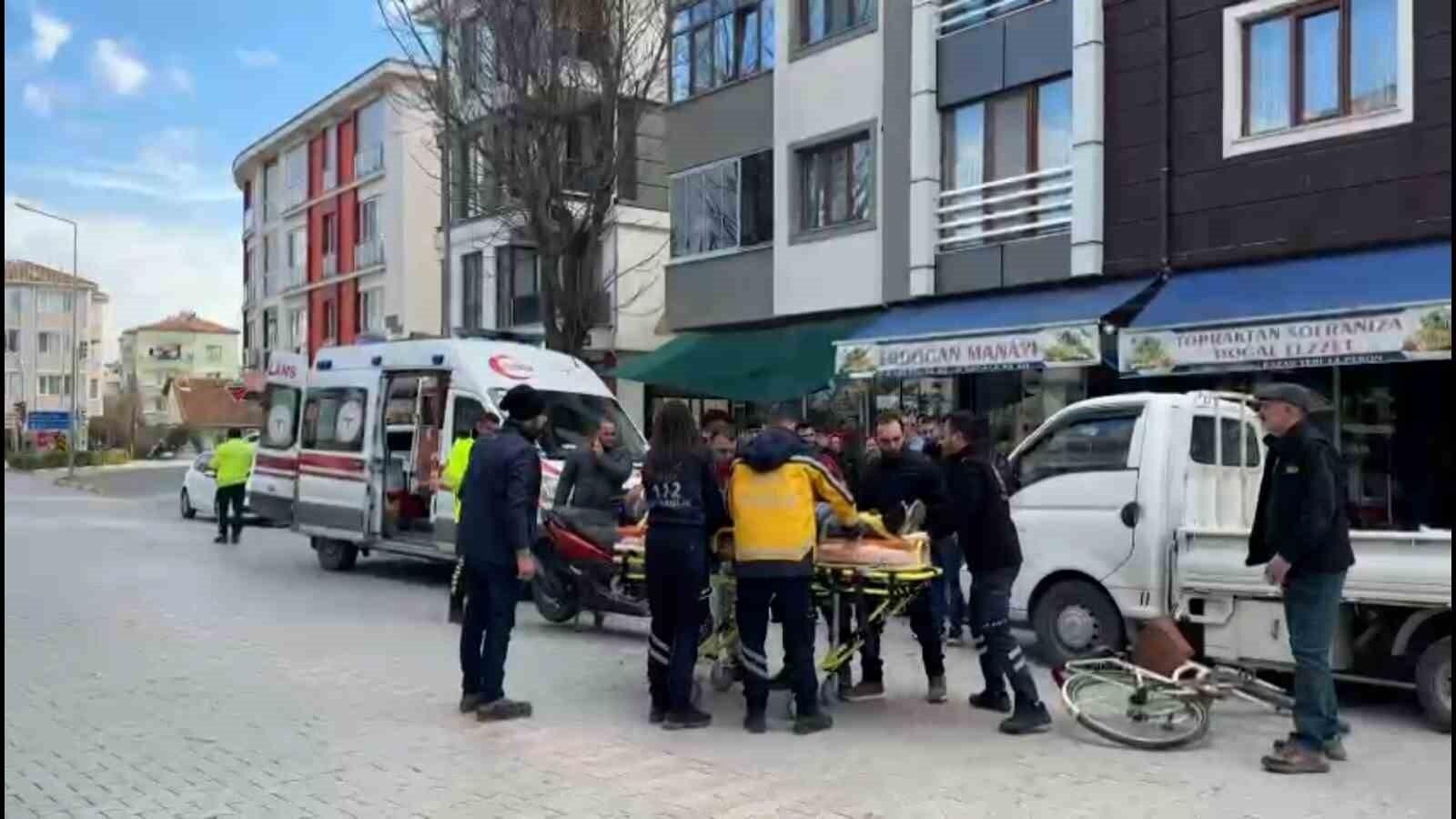 Balıkesir Gönen’de Motosiklet ve Bisiklet Karıştığı Trafik Kazasında 1 Yaralı