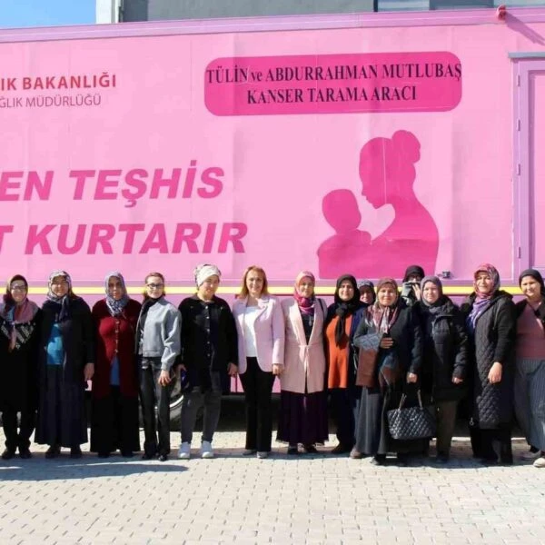 Denizli'de Pembe Şehir projesi kapsamında kanser taraması-1