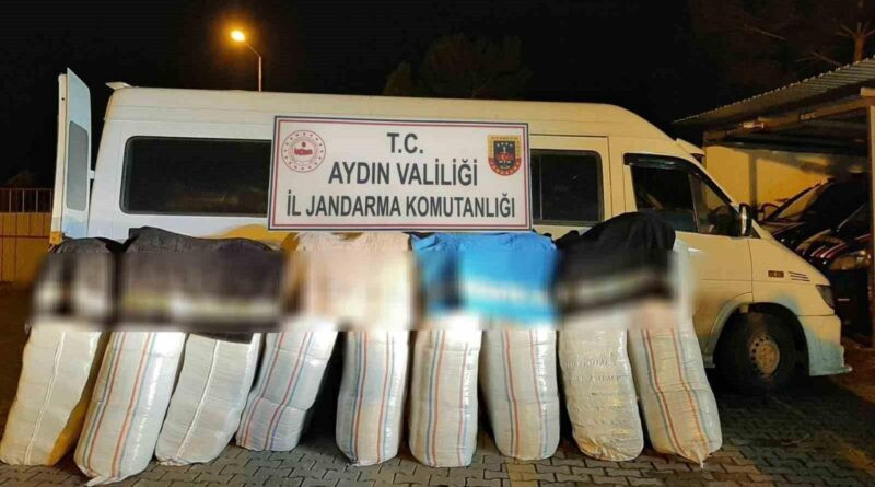 Denizli'den Aydın'a Taklit Havlular Kaçakçılığıyla 3 Şüpheli Gözaltına Alındı 1