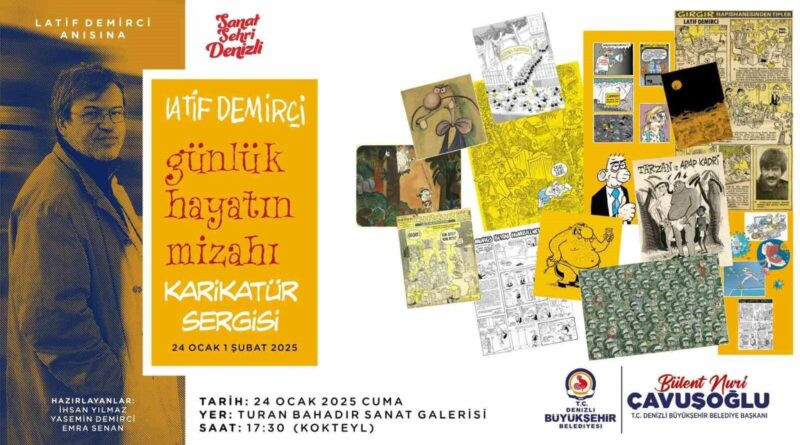 Denizli’de Latif Demirci anısına karikatür sergisi düzenlenecek 1