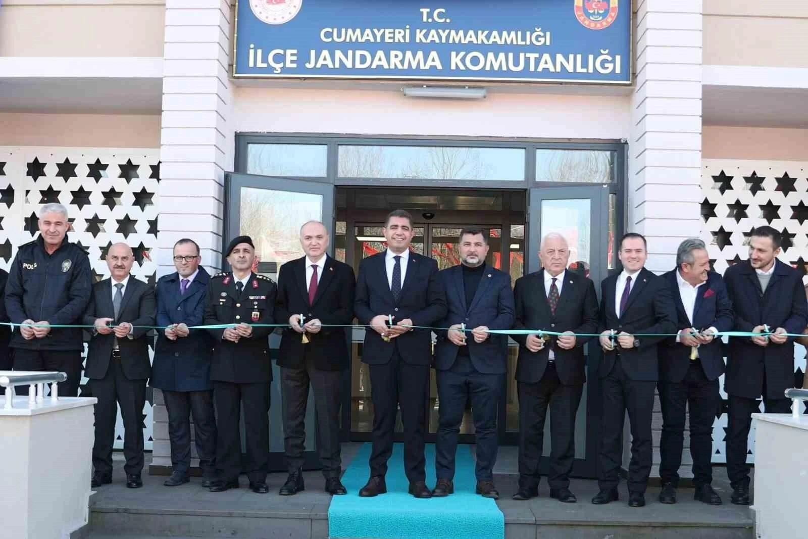 Düzce Cumayeri’nde Jandarma Komutanlığı Binası Açıldı