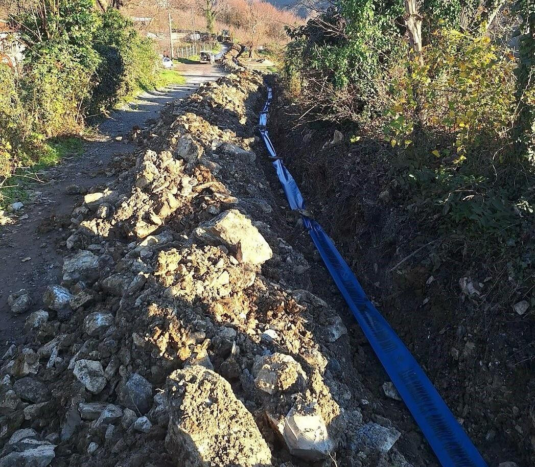 Düzce’nin Akçakoca ilçesinde Koçar Köyü’ne İçme Suyu Şebeke Hattı Verildi