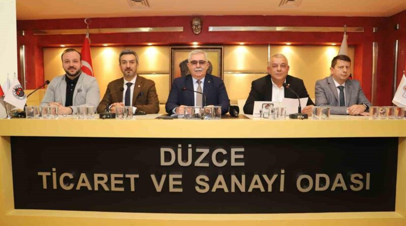 Düzce Ticaret ve Sanayi Odası Meclisi'nde Gümrük Müdürlüğü Konusunda Tartışma 1