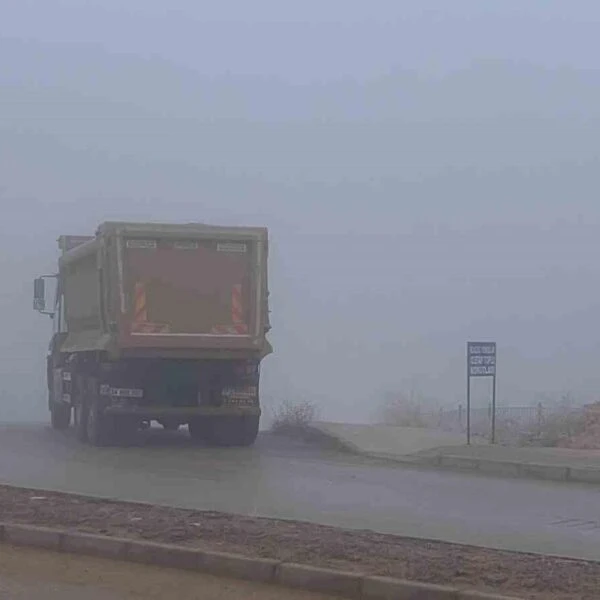 Elazığ'da azalmış görüş mesafesi