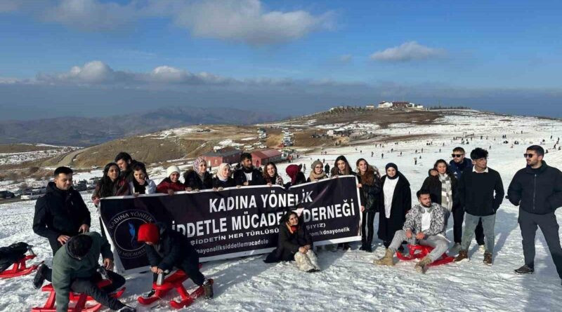 Elazığ'da Kadınlarımızın Melodisi Projesi ile Hazarbaba Kayak Merkezi'nde Eğlence 1