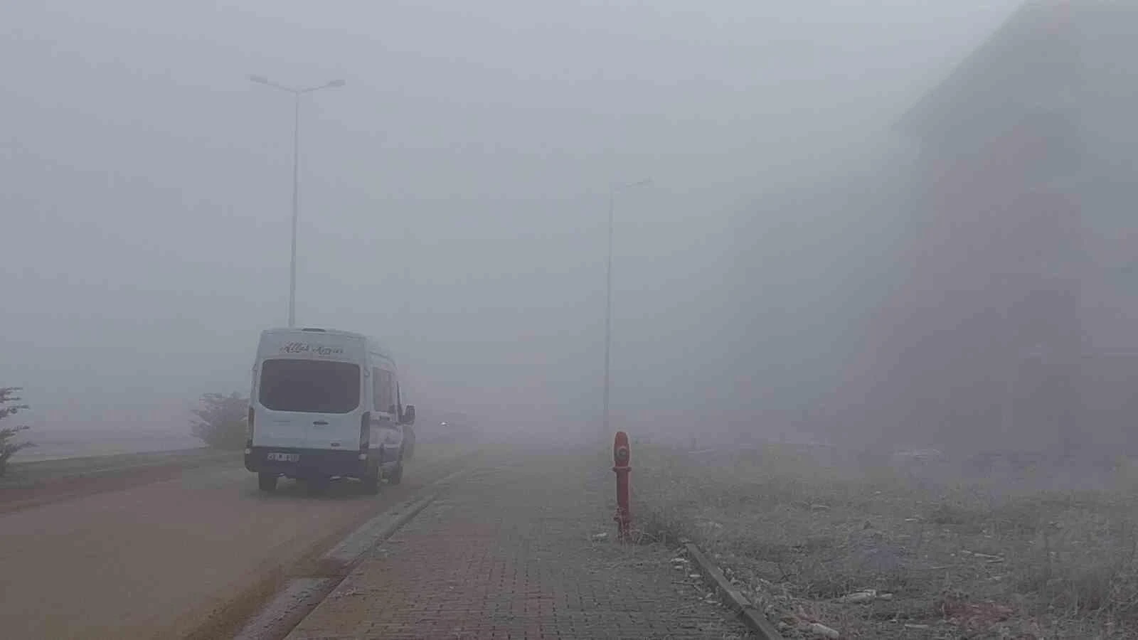 Elazığ’da Sis Etkisi: Görüş Mesafesi 10 Metreye Kadar Azaldı