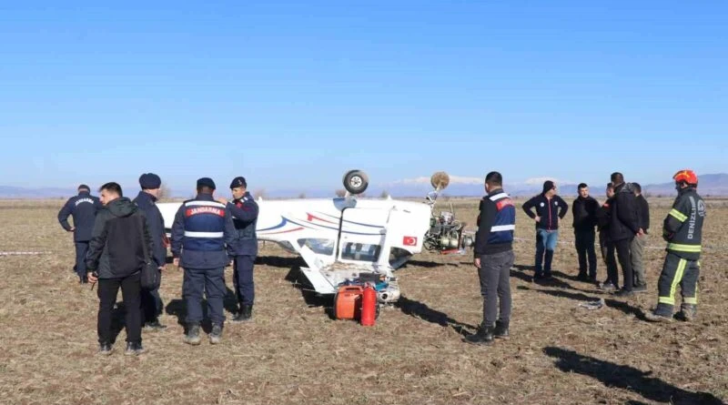 ERAH Havacılık Akademisi Eğitim Uçağı Motor Arızası Sonrası Zorunlu İniş: Pilot Şükrü Yiğit Devebacak Emniyete Aldı 1