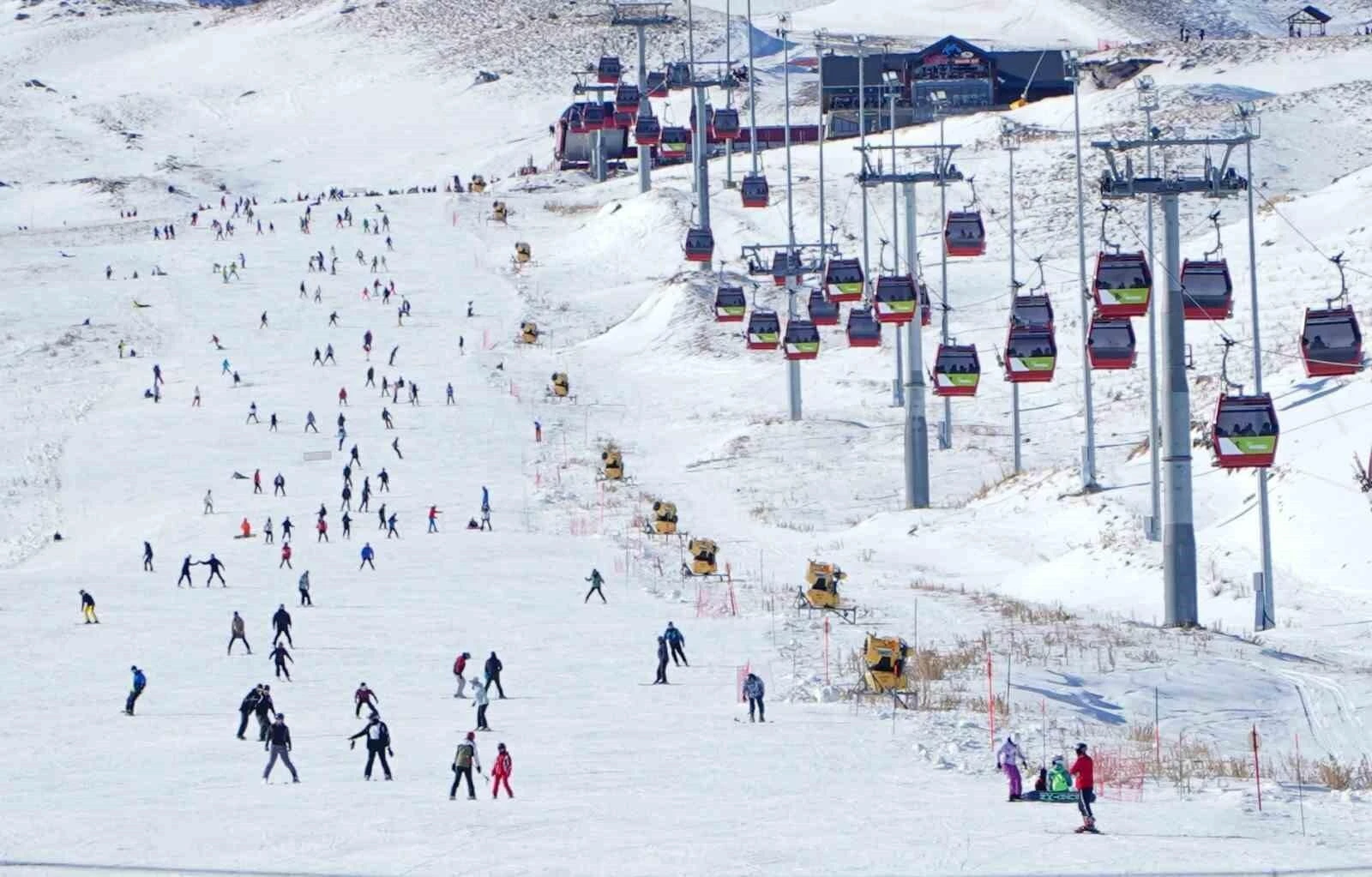 Erciyes Kayak Merkezi, 2025 Yeni Yıl Günü’nde Rekor 110 Bin Ziyaretçiyi Ağırladı