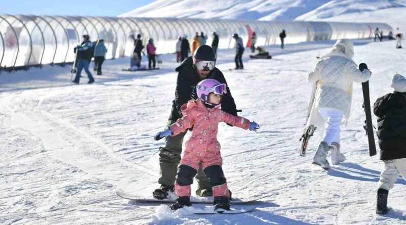 Erciyes Kayak Merkezi, Yeni Yılın İlk Gününde 110 Bin Ziyaretçiyi Ağırdı 1