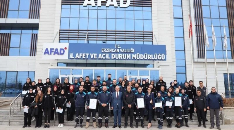 Erzincan Binali Yıldırım Üniversitesi ACAR Gençlik Kulübü, AFAD'dan Kentsel Arama Kurtarma Sertifikası Aldı 1