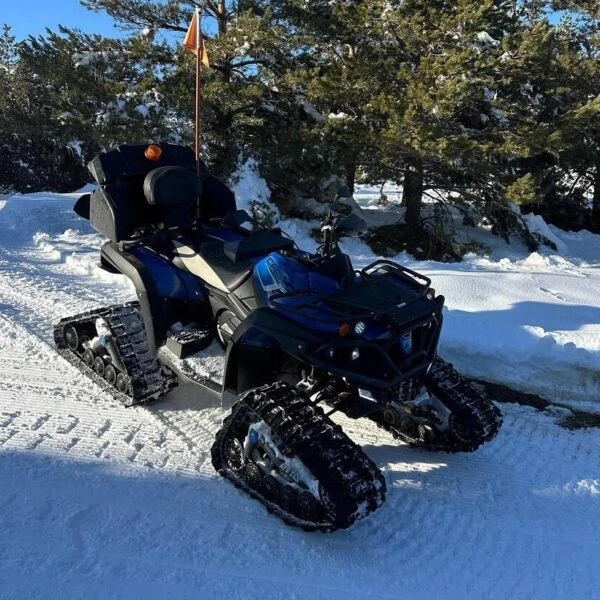 Erzincan Ergan Dağı Kayak Merkezi'nin ATV turlarının yoğun ilgi gördüğü bir gün