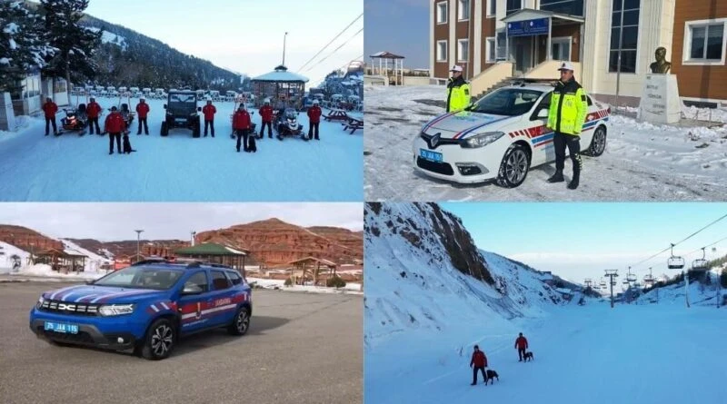 Erzurum'da EİT Turizm Başkenti 2025 Kış Oyunları İçin Jandarma Ekipleri Hazır 1