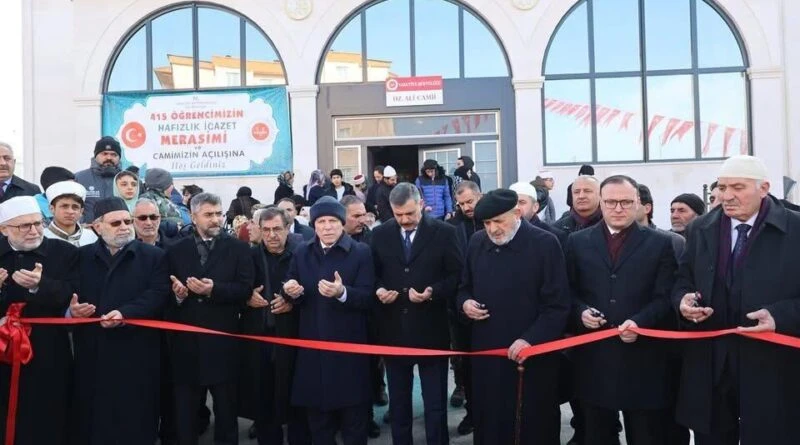 Erzurum'da Musa Şimşek'in Yaptırdığı Hz. Ali Camii İbadete Açıldı 1