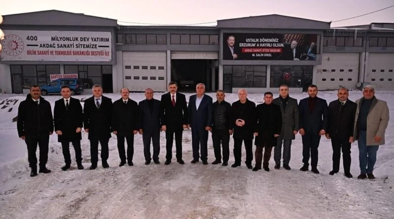 Erzurum Valisi Mustafa Çiftçi Akdağ Sanayi Yapı Kooperatifi'ni Ziyaret Etti 1