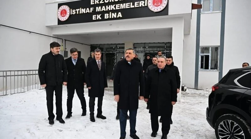 Erzurum Valisi Mustafa Çiftçi, Bölge Adliye Mahkemesi Ek Hizmet Binası'nda İncelemelerde Bulundu 1