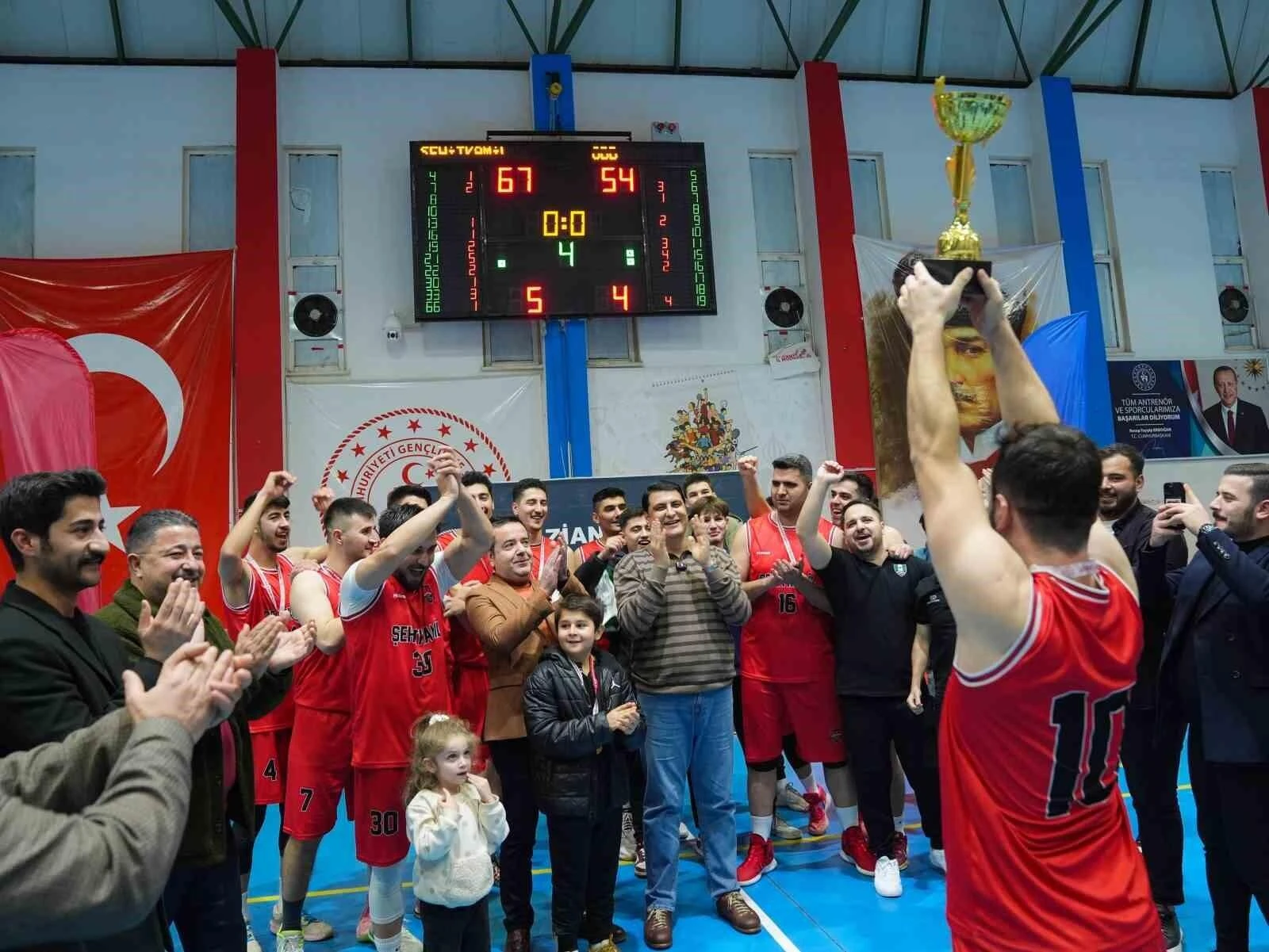 Gaziantep Şehitkamil Belediyespor, Basketbol Bölgesel Amatör Ligine Yükseldi