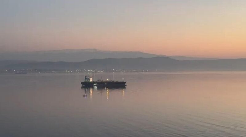 Gemlik'te Ammonyak Kokusu Yaydırdığı İddi edilen Gemiden Soruşturma 1