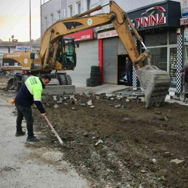 Giresun Büyük Sanayi Sitesinde yapılan altyapı çalışmaları-1