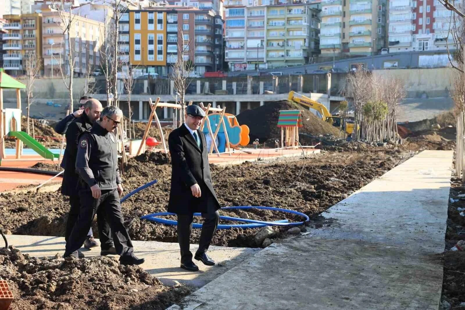 Giresun’da Millet Bahçesi Projesi Devam Ediyor