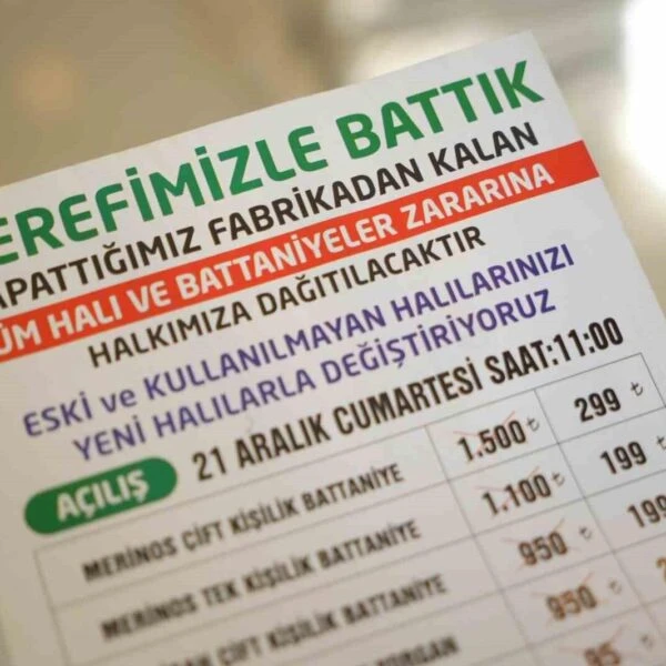 Halı fabrikasının kapanması sonrası üretilen halılar-4