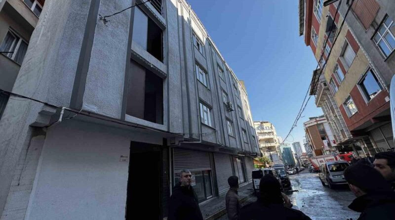 İstanbul Küçükçekmece'de Tekstil Atölyesinde Yangın 1