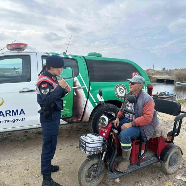 Jandarma ekiplerinin Bafa Gölü'nde kontrolü-2