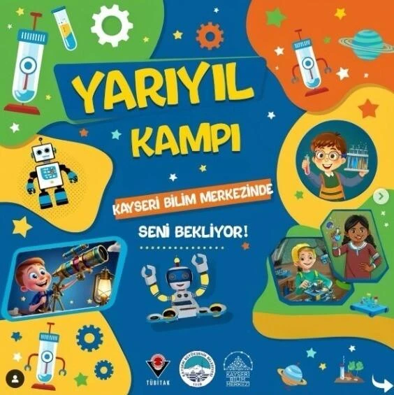 Kayseri Bilim Merkezi'nde Yarıyıl Kampı-1