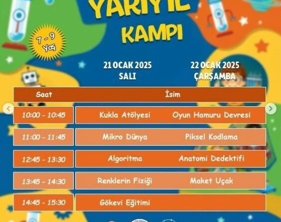 Kayseri Bilim Merkezi'nde Yarıyıl Kampı İçin Kayıtlar Başladı 1