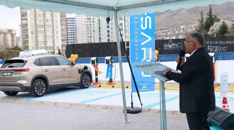 Kayseri Büyükşehir Belediyesi'nin K-Şarj Projesi ile Elektrikli Araçlar Daha Kolay Şarj Ediliyor 1