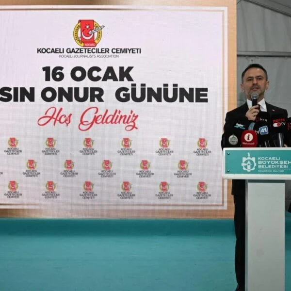 Kocaeli Valisi İlhami Aktaş'ın Basın Onur Günü törenindeki konuşması-1