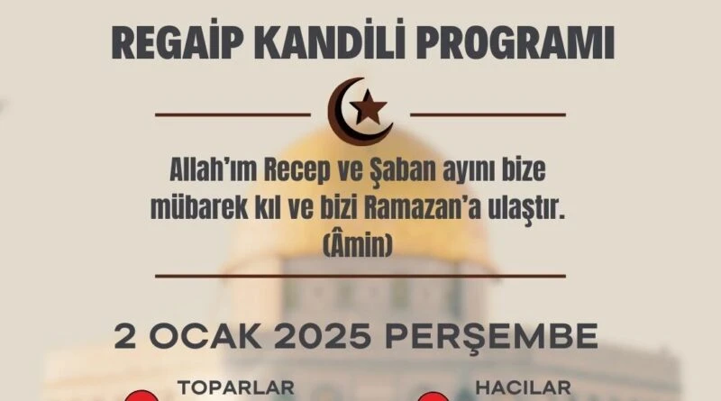 Köyceğiz'de Regaip Kandili'ne Özel Programlar 1