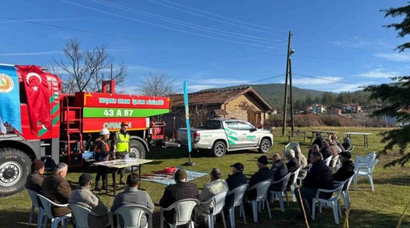 Kütahya'da 30 Köyde Orman Yangını Mücadelesi Eğitimi 1