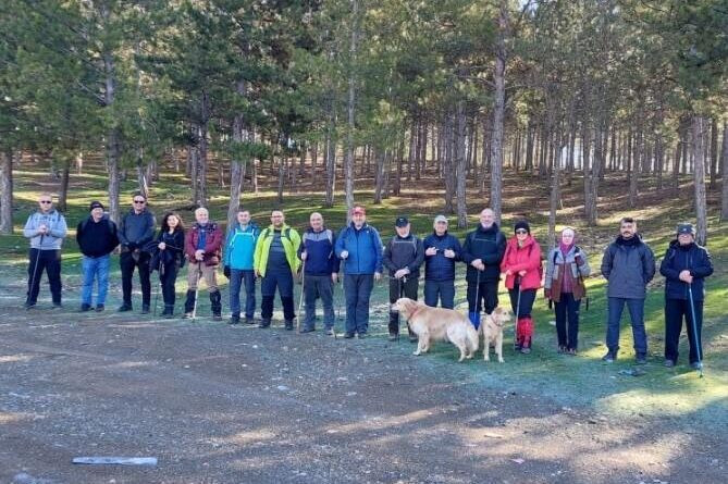 Kütahya'nın Tavşanlı'nda Doğa Sporları Kulübü Yürüyüş Etkinliğiyle Doğa Severleri Bir Araya Getirdi 1