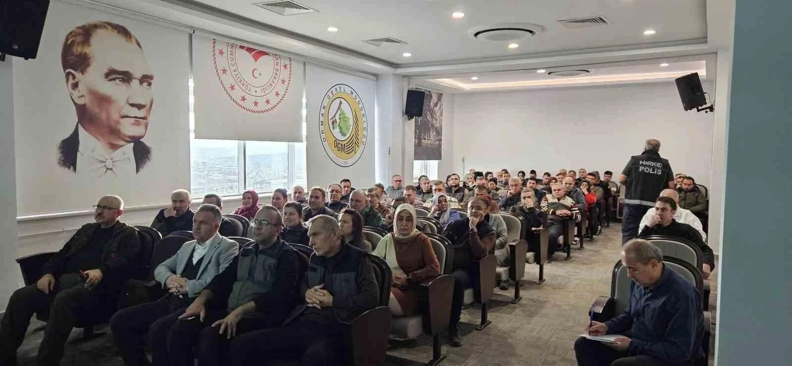 Kütahya Orman Personeline Uyuşturucu ile Mücadele Eğitimi