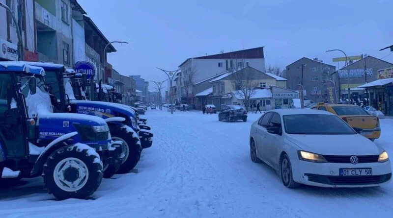 Malazgirt'te Dondurucu Soğuklar Hayatı Etkiledi 1