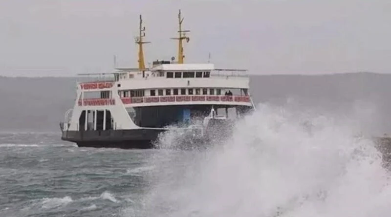 Marmara Bölgesi'nde Hava Durumu Nedeniyle GESTAŞ A.Ş. Deniz Seferleri İptal Edildi 1