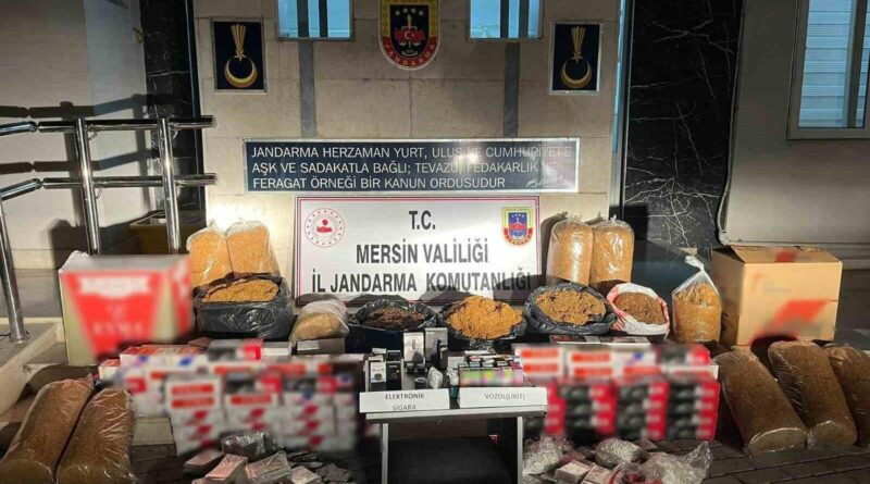 Mersin'de Kaçak Sigara Operasyonu: 34 Bin Makaron ve 130 Kilogram Tütün Ele Getirildi 1