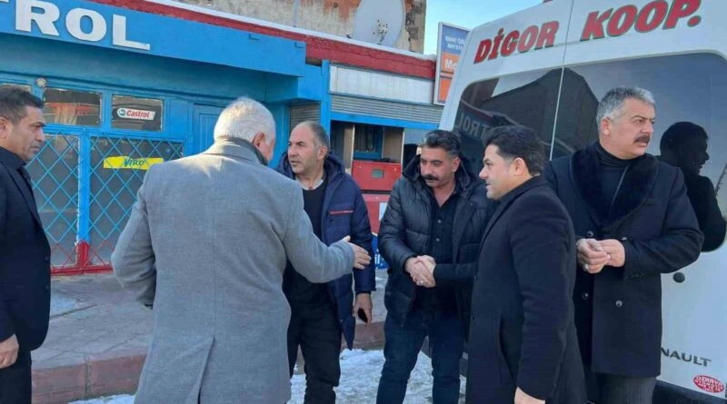 MHP Kars İl Başkanı Tolga Adıgüzel Digor'da Esnafı Ziyaret Etti 1