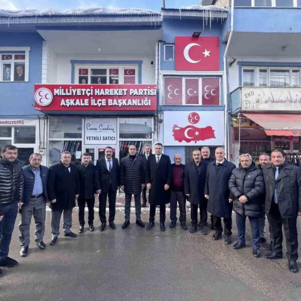 MHP partilileri Aşkale'de toplantı yapıyor-3