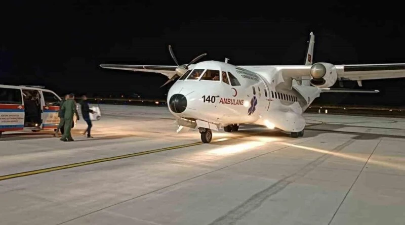 Milli Savunma Bakanlığı, Ordu'dan Erzincan'a Acil Organ Nakli İçin Ambulans Uçağı Kullandı 1