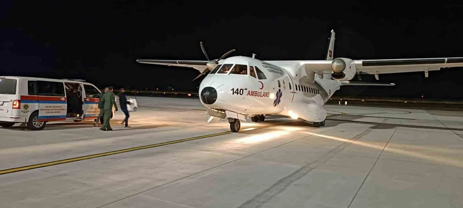 Milli Savunma Bakanlığı, Ordu’dan Erzincan’a Acil Organ Nakli İçin Ambulans Uçağı Kullandı