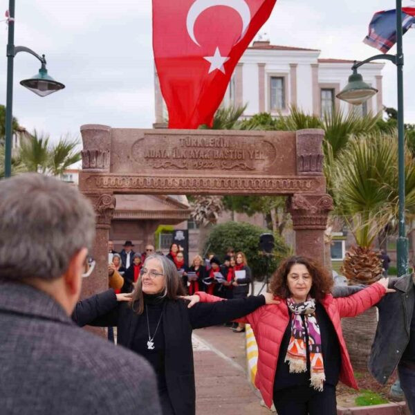 Mübadele töreni Cunda Adası'nda.-1