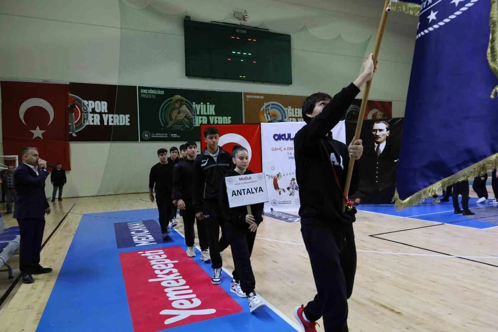 Muğla’da Genç Kızlar ve Erkekler Voleybol Birinciliği Açılış Tutkulu Bir Başlangıca Ulaştı